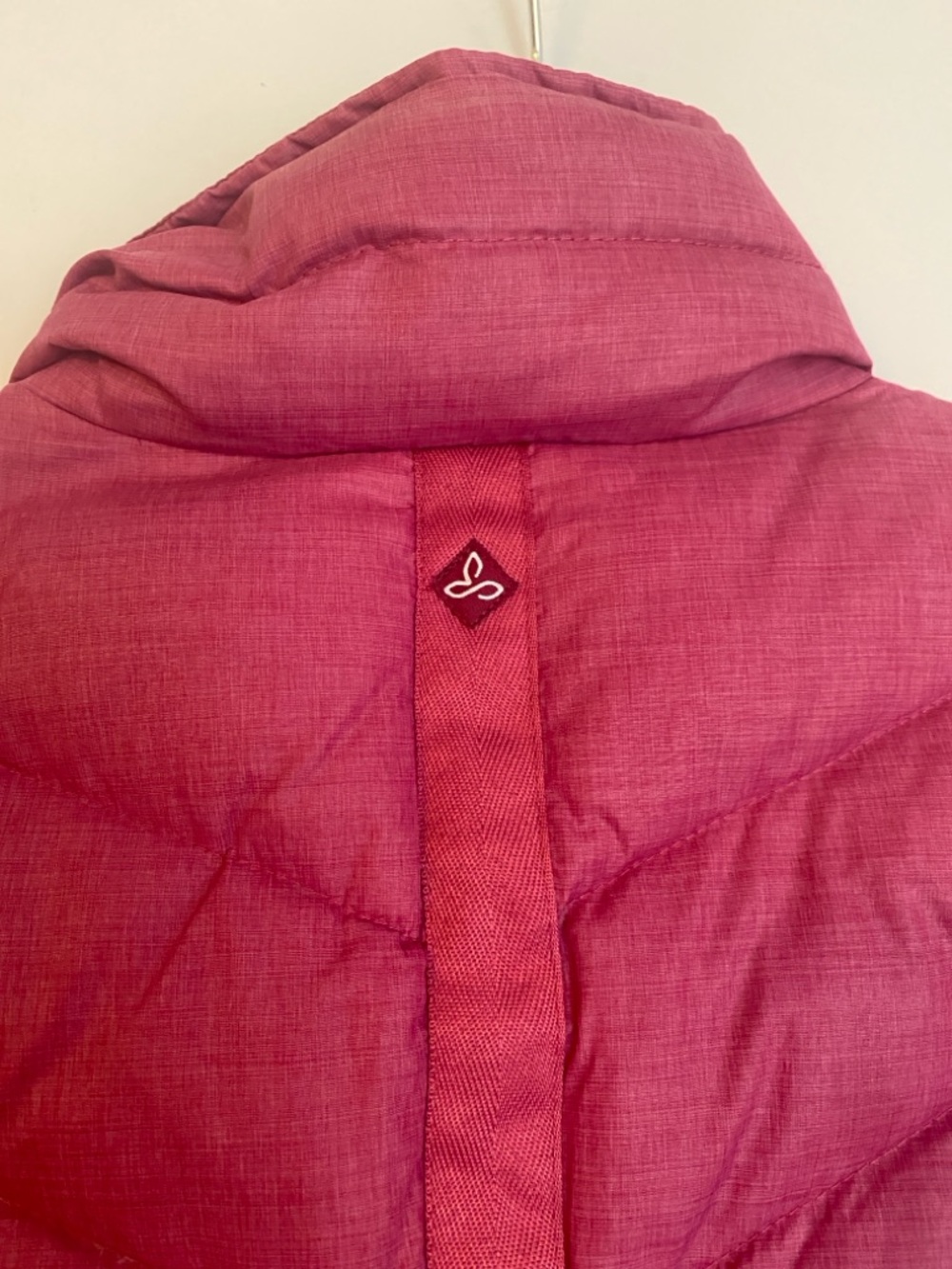 Prana Women's Pink Down Puffer Vest